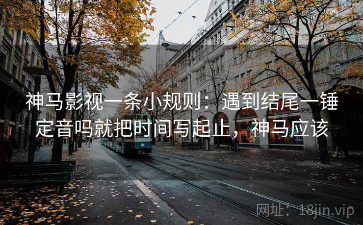 神马影视一条小规则：遇到结尾一锤定音吗就把时间写起止，神马应该